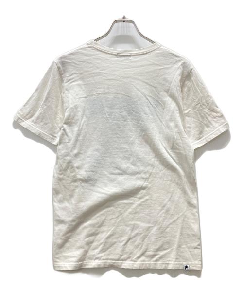 Hysteric Glamour（ヒステリックグラマー）Hysteric Glamour (ヒステリックグラマー) 刺繍Tシャツ ホワイト サイズ:Sの古着・服飾アイテム