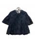 TOMORROW LAND collection (トゥモローランドコレクション) サンフラワージャカード ラッフルスリーブブラウス ネイビー サイズ:36：6000円