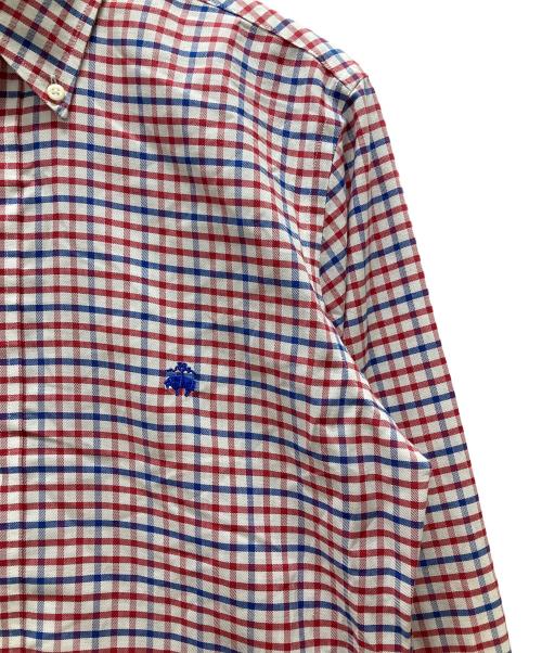 BROOKS BROTHERS（ブルックスブラザーズ）BROOKS BROTHERS (ブルックスブラザーズ) ボタンダウンチェックシャツ レッド サイズ:Sの古着・服飾アイテム