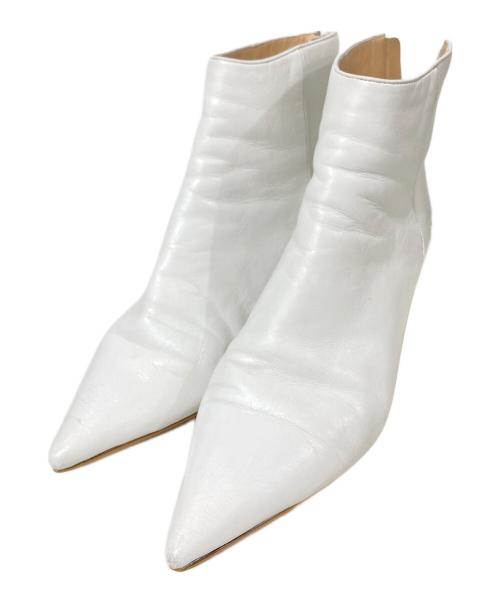 Alexandre Birman（アレクサンドルバーマン）Alexandre Birman (アレクサンドルバーマン) ヒールブーツ ホワイト サイズ:23の古着・服飾アイテム