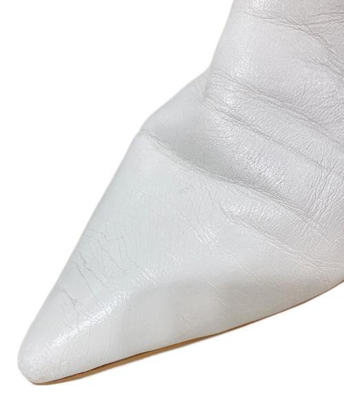 Alexandre Birman（アレクサンドルバーマン）Alexandre Birman (アレクサンドルバーマン) ヒールブーツ ホワイト サイズ:23の古着・服飾アイテム