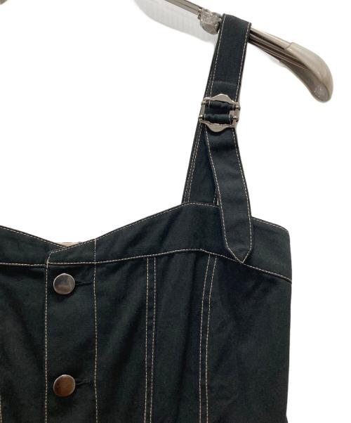 Ample（アンプル）Ample (アンプル) ノースリーブワンピース ブラック サイズ:Mの古着・服飾アイテム