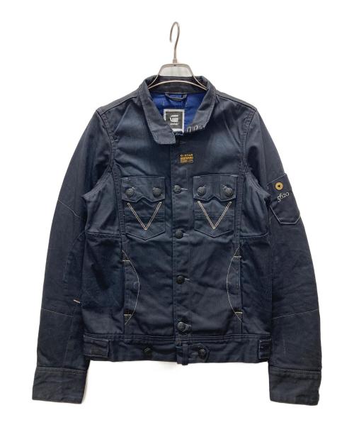 G-STAR RAW（ジースターロゥ）G-STAR RAW (ジースターロゥ) モータージャケット ブラック サイズ:XSの古着・服飾アイテム