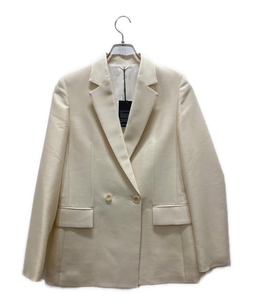 ANAYI（アナイ）ANAYI (アナイ) ダブルテーラードジャケット ホワイト サイズ:38の古着・服飾アイテム