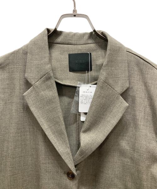 KBF（ケービーエフ）KBF (ケービーエフ) レイヤードデザインジャケット ブラウン サイズ:Oneの古着・服飾アイテム
