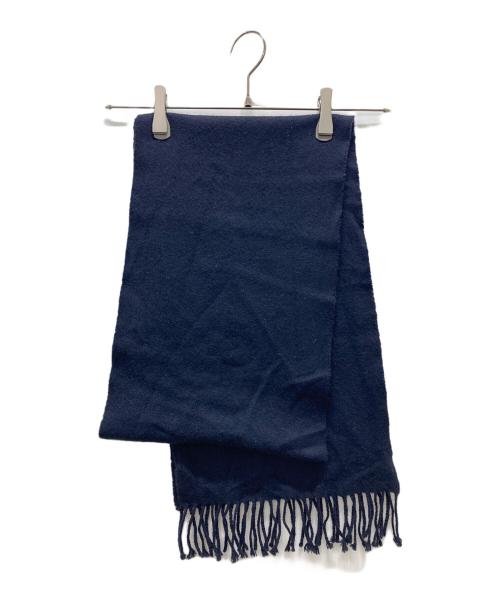 JOHNSTONS OF ELGIN（ジョンストンズオブエルガン）JOHNSTONS OF ELGIN (ジョンストンズオブエルガン) カシミヤマフラー ネイビーの古着・服飾アイテム