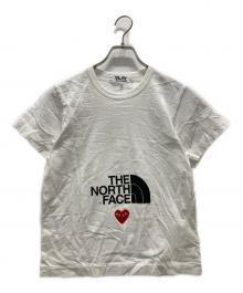 PLAY COMME des GARCONS×THE NORTH FACE（プレイコムデギャルソン×ザ ノース フェイス）の古着「Play together TEE」｜ホワイト