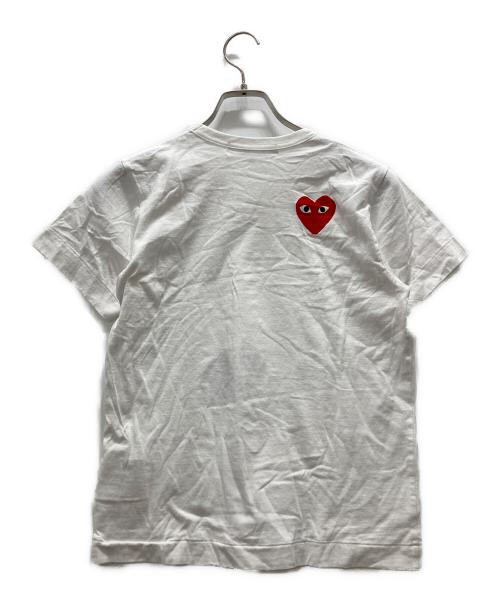 PLAY COMME des GARCONS（プレイコムデギャルソン）PLAY COMME des GARCONS (プレイコムデギャルソン) THE NORTH FACE (ザ ノース フェイス) Play together TEE ホワイト サイズ:Ⅼの古着・服飾アイテム