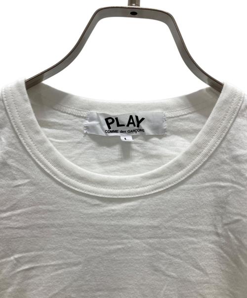 PLAY COMME des GARCONS（プレイコムデギャルソン）PLAY COMME des GARCONS (プレイコムデギャルソン) THE NORTH FACE (ザ ノース フェイス) Play together TEE ホワイト サイズ:Ⅼの古着・服飾アイテム