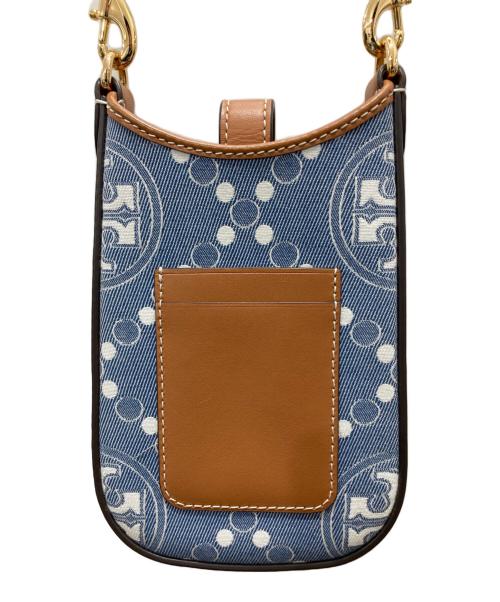 TORY BURCH（トリーバーチ）TORY BURCH (トリーバーチ) スマホショルダーバッグ インディゴの古着・服飾アイテム