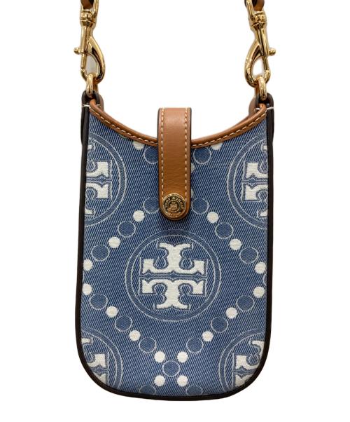 TORY BURCH（トリーバーチ）TORY BURCH (トリーバーチ) スマホショルダーバッグ インディゴの古着・服飾アイテム