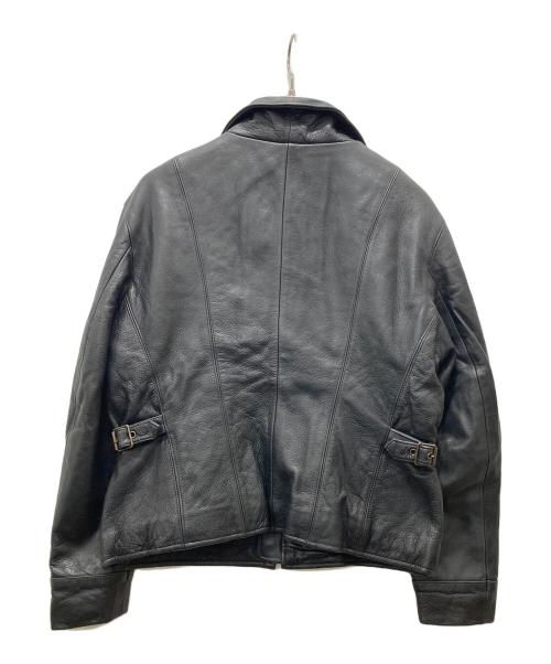 Eddie Bauer（エディーバウアー）Eddie Bauer (エディーバウアー) 90s レザージャケット ブラック サイズ:Mの古着・服飾アイテム