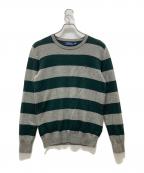 POLO RALPH LAURENポロ・ラルフローレン）の古着「ボーダーニット」｜グレー