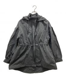 SALON adam et rope'（サロンアダムエロペ）の古着「リップストップフードブルゾン」｜グレー