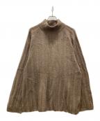 TODAYFULトゥデイフル）の古着「Highneck Mohair Knit」｜ブラウン