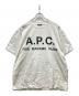A.P.C.（アーペーセー）の古着「別注 オーバーサイズ ロゴプリント Tシャツ」｜ホワイト