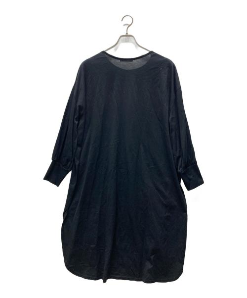 mizuiro-ind（ミズイロインド）mizuiro-ind (ミズイロインド) カットソーワンピース ブラック サイズ:表記無しの古着・服飾アイテム