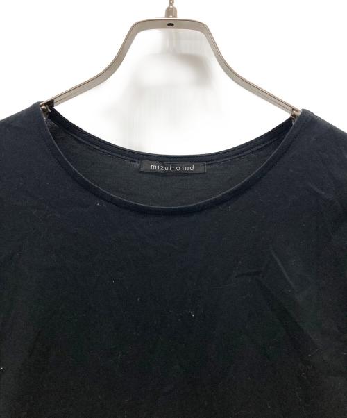 mizuiro-ind（ミズイロインド）mizuiro-ind (ミズイロインド) カットソーワンピース ブラック サイズ:表記無しの古着・服飾アイテム