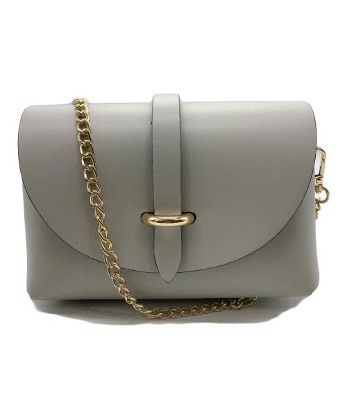 Borse in pelle（ボルサインペッレ）BORSE IN PELLE (ボルサインペッレ) チェーンショルダーバッグ グレーの古着・服飾アイテム