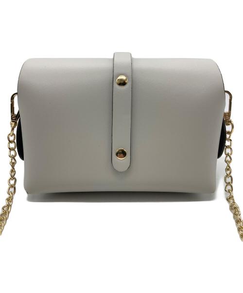 Borse in pelle（ボルサインペッレ）BORSE IN PELLE (ボルサインペッレ) チェーンショルダーバッグ グレーの古着・服飾アイテム