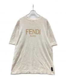 FENDI（フェンディ）の古着「パイル地 ホワイトテリーシャツ」｜ベージュ