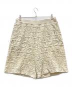 FENDIフェンディ）の古着「パイル地バミューダショーツ / Bermuda Shorts」｜ベージュ