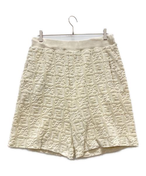 FENDI（フェンディ）FENDI (フェンディ) パイル地バミューダショーツ / Bermuda Shorts ベージュ サイズ:50の古着・服飾アイテム