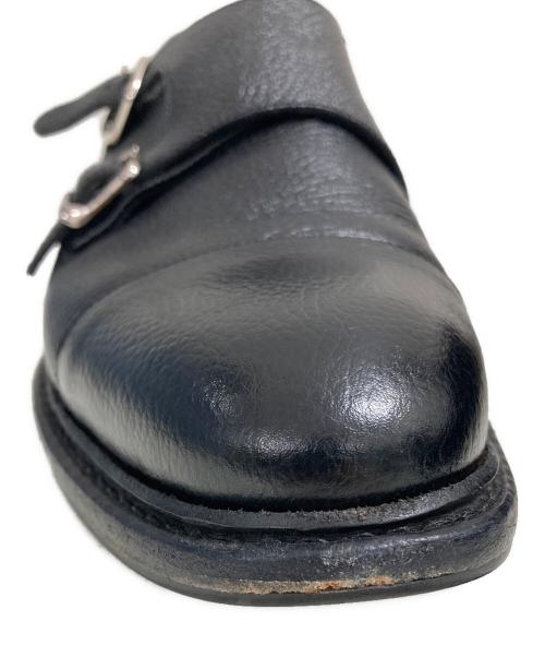 Jalan Sriwijaya（ジャランスリウァヤ）Jalan Sriwijaya (ジャランスリウァヤ) BEAMS Lights (ビームスライト) ダブルモンクシューズ ブラック サイズ:9の古着・服飾アイテム