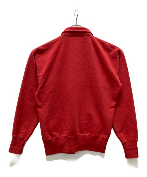 POLO RALPH LAUREN（ポロ・ラルフローレン）POLO RALPH LAUREN (ポロ・ラルフローレン) ハーフジップスウェット レッド サイズ:Sの古着・服飾アイテム