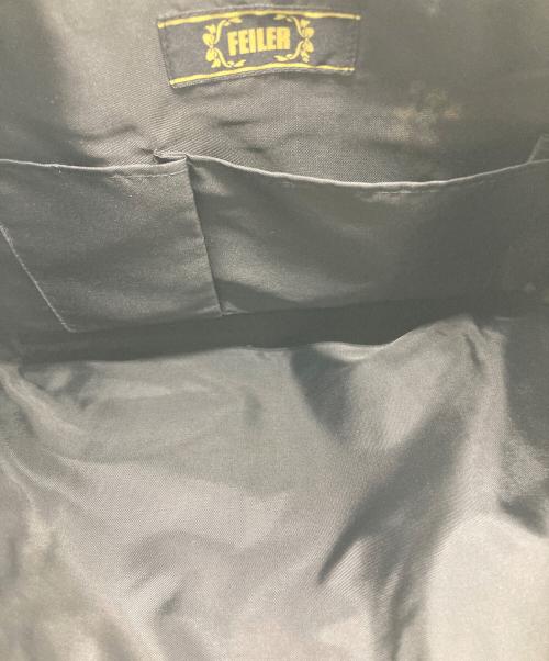FEILER（フェイラー）FEILER (フェイラー) エナメルバッグ ブラックの古着・服飾アイテム