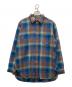PENDLETON（ペンドルトン）の古着「70's-80's ネルシャツ」｜ブルーマルチカラー