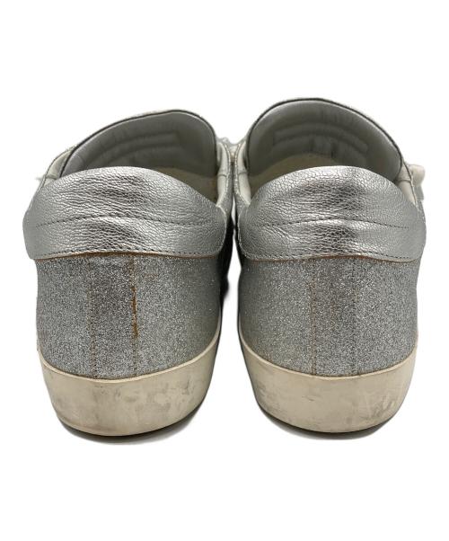 PHILIPPE MODEL（フィリップ モデル）PHILIPPE MODEL (フィリップ モデル) グリッタースニーカー シルバー サイズ:41の古着・服飾アイテム