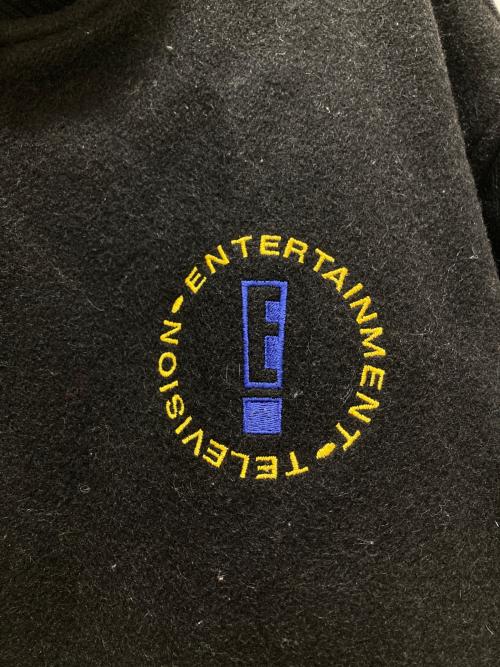 VINTAGE（ヴィンテージ）VINTAGE (ヴィンテージ) 企業ロゴレザー切替スタジャン ブラック サイズ:記載無しの古着・服飾アイテム