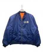 BOSSボス）の古着「MA-1 ボスジャン」｜ネイビー