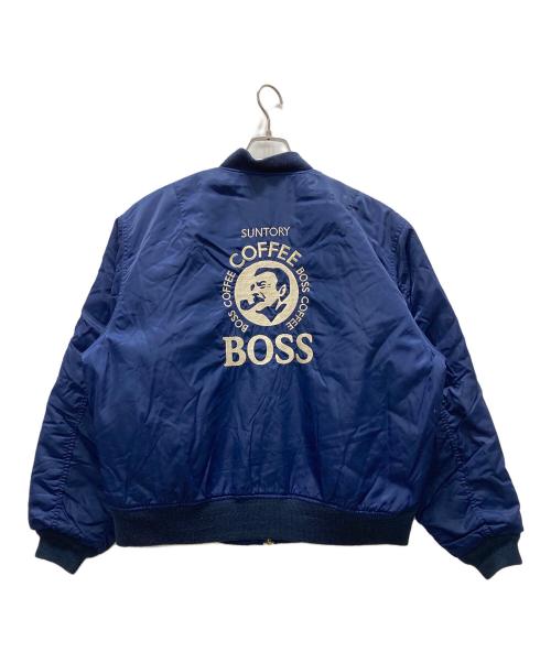 BOSS（ボス）BOSS (ボス) MA-1 ボスジャン ネイビー サイズ:不明の古着・服飾アイテム