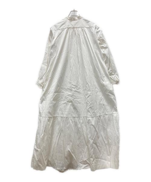 BACCA（バッカ）BACCA (バッカ) コットンピケシャツドレス ホワイト サイズ:Sの古着・服飾アイテム
