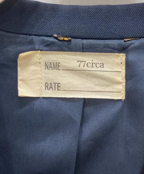 77circa（ナナナナサーカ）77circa (ナナナナサーカ) リメイク金釦ジャケット/REMAKE BLAZER ネイビー サイズ:不明の古着・服飾アイテム