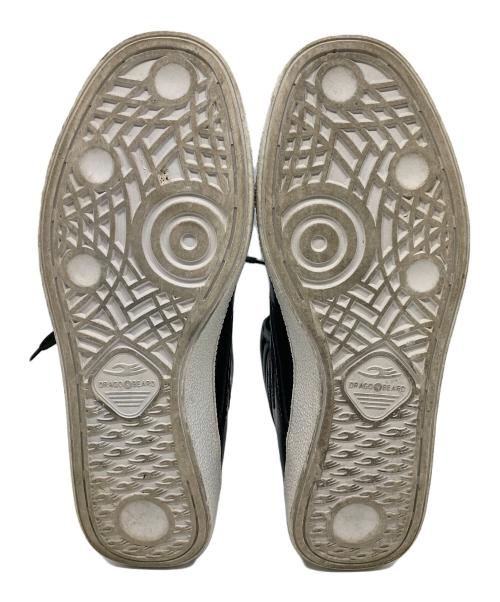 DRAGON BEARD（ドラゴンベアード）DRAGON BEARD (ドラゴンベアード) リザード型押しハイカットスニーカー ブラック サイズ:26の古着・服飾アイテム