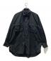 EKAL（エカル）の古着「フラップポケットレギュラーカラーシャツ」｜ブラック