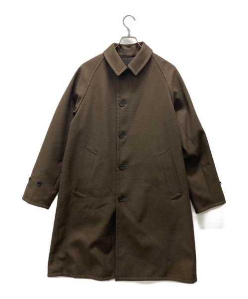 BEAUTY&YOUTH（ビューティーアンドユース）BEAUTY&YOUTH (ビューティーアンドユース) リバーシブルステンカラーコート ブラウン サイズ:Mの古着・服飾アイテム