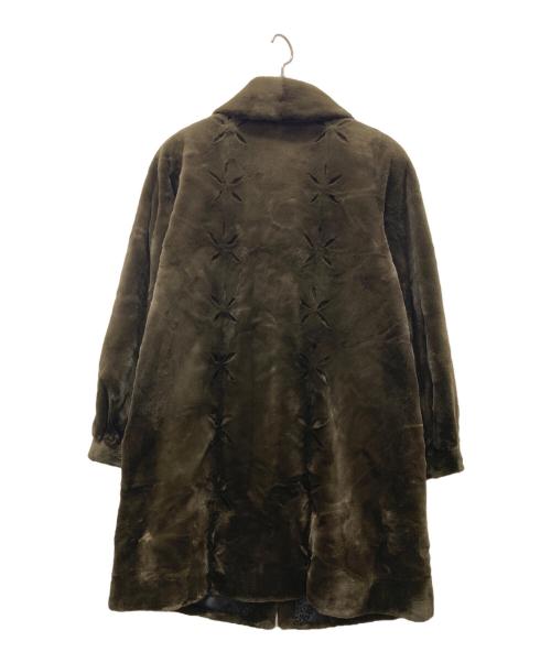 SAGA MINK（サガミンク）SAGA MINK (サガミンク) サガシルバー シェアードミンクコート ブラウン サイズ:サイズ表記無しの古着・服飾アイテム