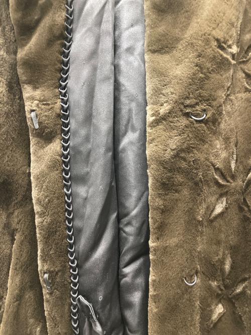 SAGA MINK（サガミンク）SAGA MINK (サガミンク) サガシルバー シェアードミンクコート ブラウン サイズ:サイズ表記無しの古着・服飾アイテム