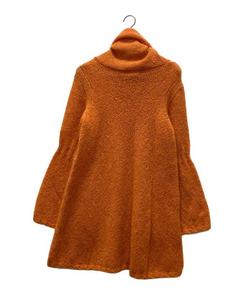 DRIES VAN NOTEN（ドリスヴァンノッテン）DRIES VAN NOTEN (ドリスヴァンノッテン) モヘア混ニット オレンジ サイズ:Mの古着・服飾アイテム