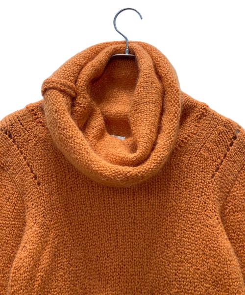 DRIES VAN NOTEN（ドリスヴァンノッテン）DRIES VAN NOTEN (ドリスヴァンノッテン) モヘア混ニット オレンジ サイズ:Mの古着・服飾アイテム