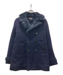 BLUE BLUE（ブルーブルー）の古着「ニットジャケット」｜ネイビー