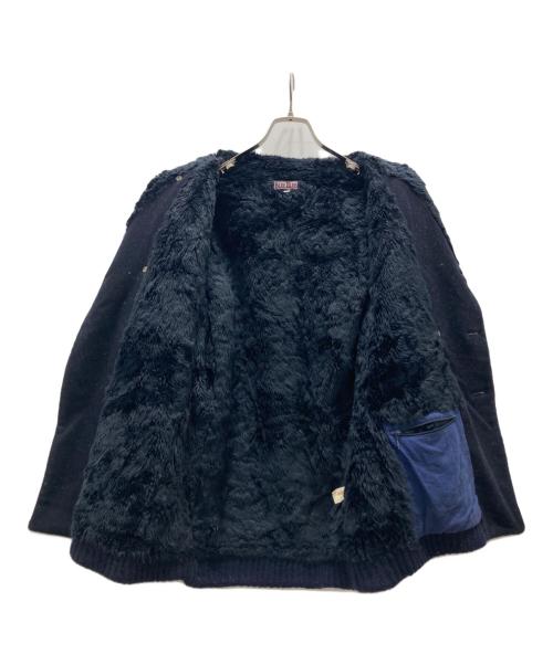 BLUE BLUE（ブルーブルー）BLUE BLUE (ブルーブルー) ニットジャケット ネイビー サイズ:1の古着・服飾アイテム
