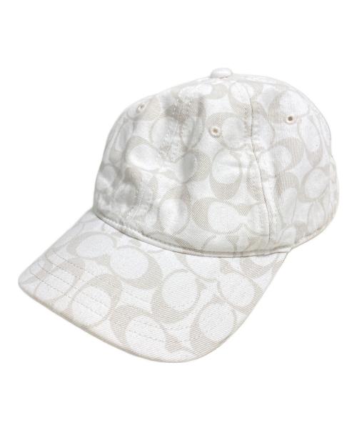 COACH（コーチ）COACH (コーチ) キャップ ホワイトの古着・服飾アイテム