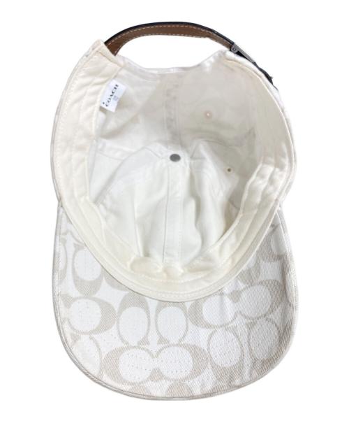 COACH（コーチ）COACH (コーチ) キャップ ホワイトの古着・服飾アイテム