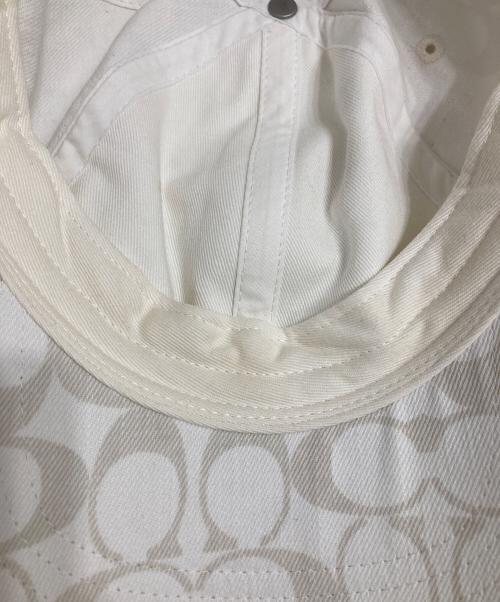 COACH（コーチ）COACH (コーチ) キャップ ホワイトの古着・服飾アイテム