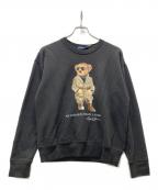 POLO RALPH LAURENポロ・ラルフローレン）の古着「ポロベアスウェット」｜ブラック
